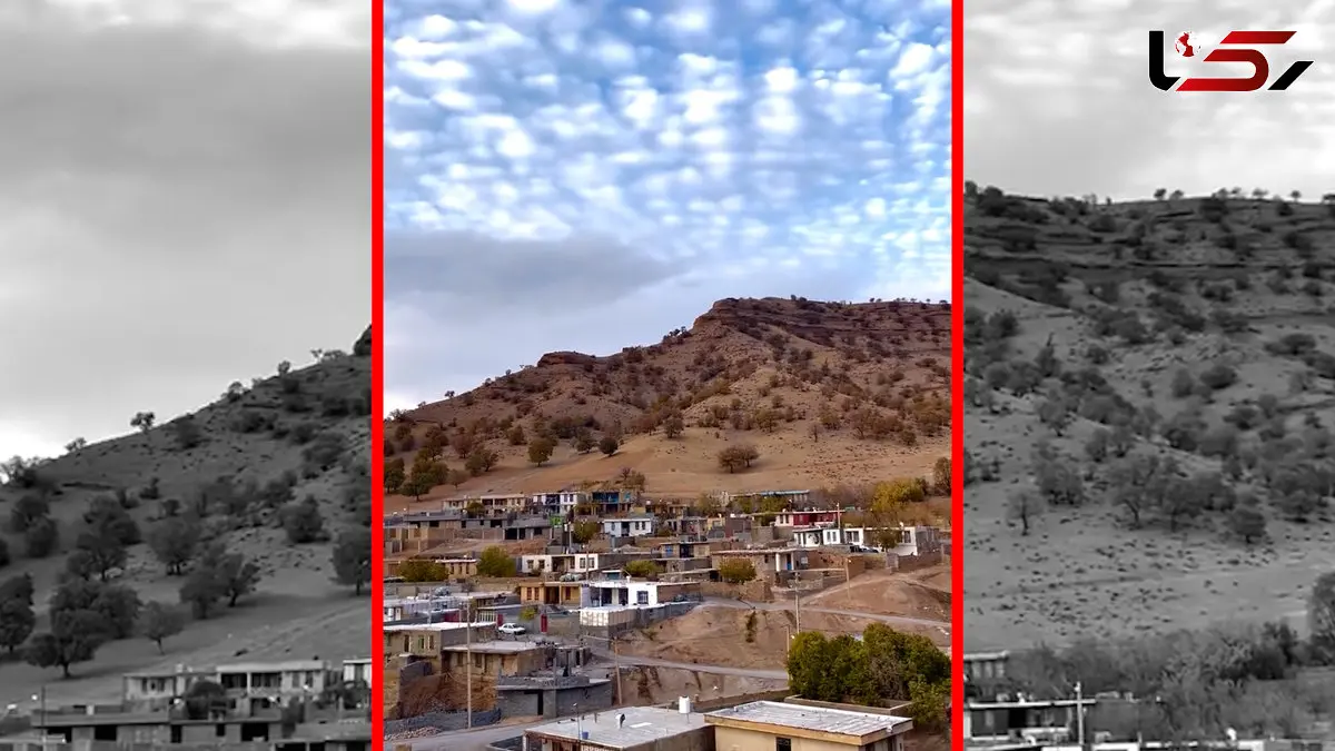 فیلم چشم انداز هوایی روستای بنستان