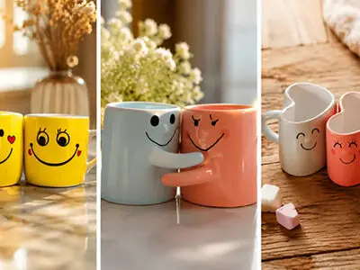 ست چای‌ خوری سرامیکی طرح لبخند؛ ترند دوست‌ داشتنی دکوراسیون و پذیرایی