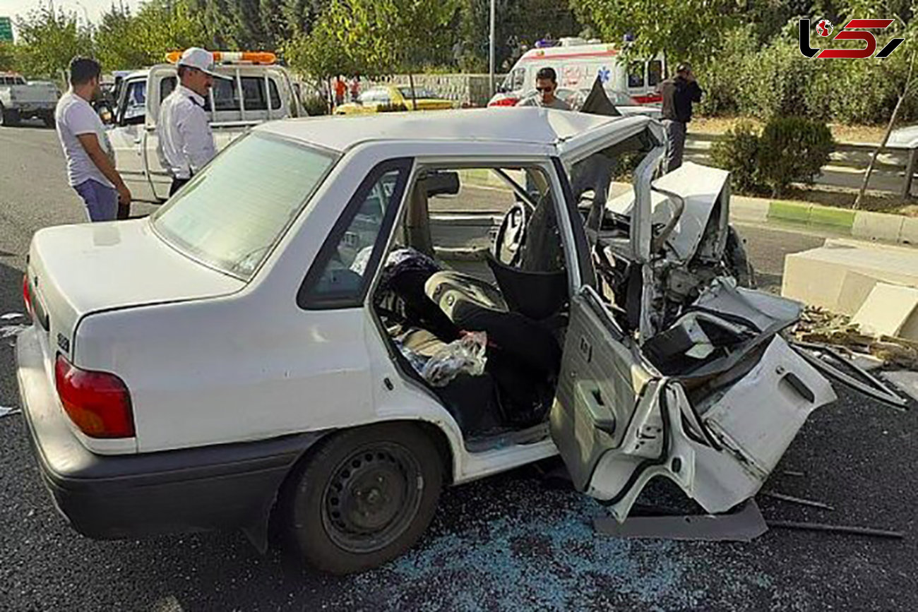 برخورد 3 خودرو در تبریز حادثه ساز شد