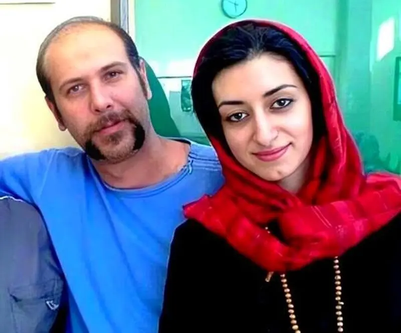 محمد بحرانی و همسرش