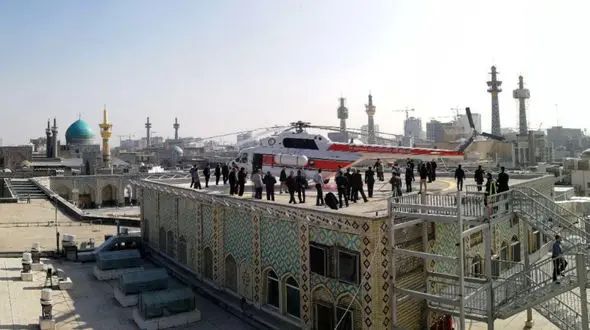 تصویری زیبا از حرم مطهر رضوی + فیلم هوایی