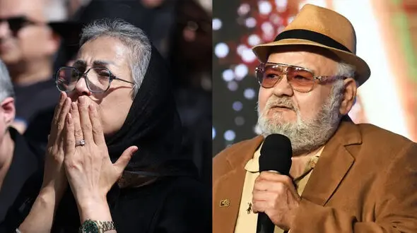 فیلم حضور چهره‌ های مطرح سینما، هنر و ورزش در مراسم ختم زنده‌ یاد اکبر عبدی