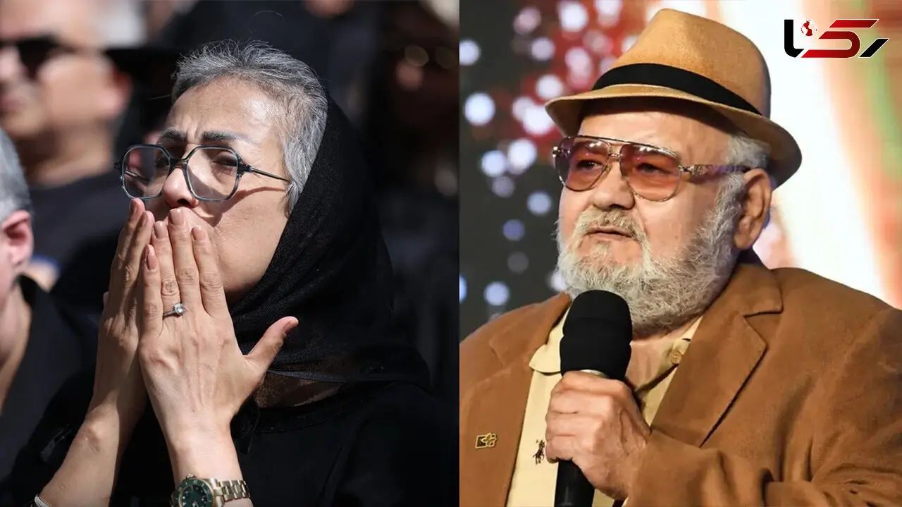 فیلم حضور چهره‌ های مطرح سینما، هنر و ورزش در مراسم ختم زنده‌ یاد اکبر عبدی