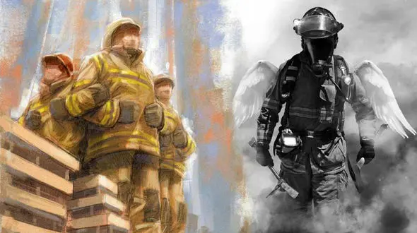 لحظه به لحظه گرفتار شدن آتش نشانان از زبان دوستانشان در عملیات پلاسکو+عکس