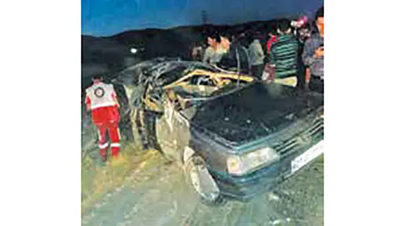 مرگ تلخ زن جوان و دختر و پسر نوجوان در حادثه رانندگی همدان