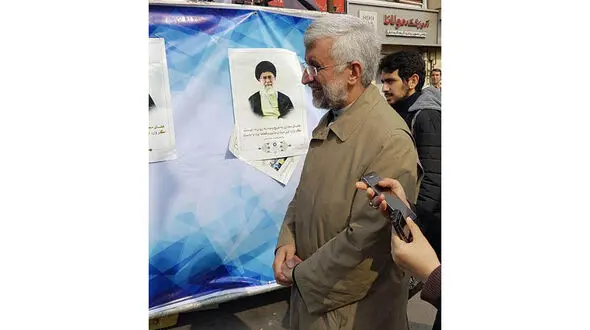 سعید جلیلی در راهپیمایی 22 بهمن+عکس