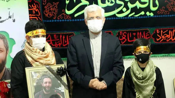 حضور دکتر سعید جلیلی در منزل شهید امر به معروف محمد محمدی