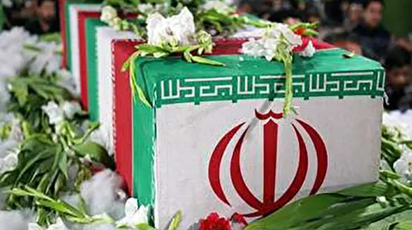 پیکر شهید جواهری با حضور مردم شهید پرور کرمانشاه تشییع شد + فیلم