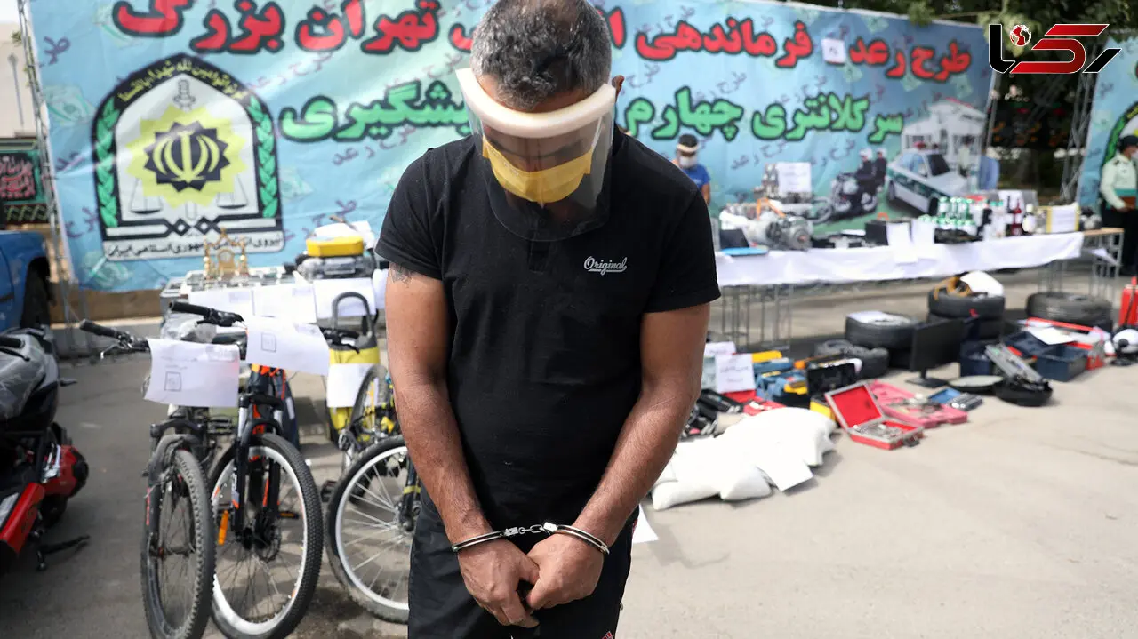 فیلم محل اصابت گلوله پلیس به ماشین مرد خطرناک! + فیلم گفتگو بعد از بازداشت