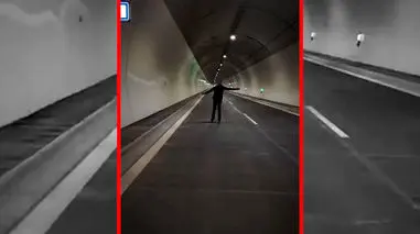 فیلم اسکیت سواری نخست وزیر اسلواکی در تونل تازه ساز