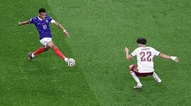 گل اول اسپانیا به فرانسه توسط اویارزابال از روی نقطه پنالتی / اسپانیا 1-0 فرانسه