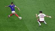 گل اول اسپانیا به فرانسه توسط اویارزابال از روی نقطه پنالتی / اسپانیا 1-0 فرانسه