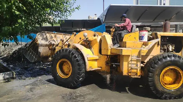 لایروبی گلوگاه های سیل خیر تهران + فیلم