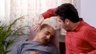 فیلم/ تلاش حبیب برای به هوش آمدن آقای امیری و گیر کردن انگشتش در گوش امیری/ این سکانس با اختلاف خنده‌دارترین سکانس لیسانسه‌هاست