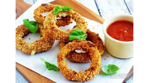 طرز تهیه یک پیش غذای خوشمزه/پیاز سوخاری