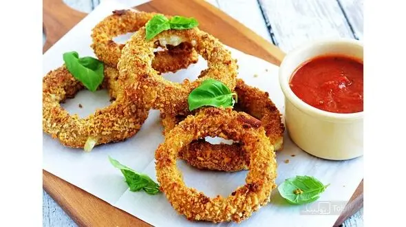 طرز تهیه یک پیش غذای خوشمزه/پیاز سوخاری