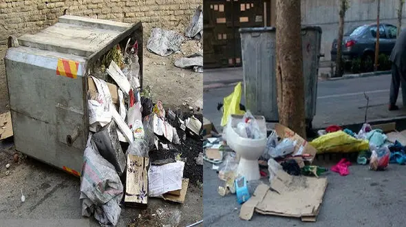 همه تهران کثیف، جز "بهشت" / سوء استفاده مافیای زباله از ضعف  13 نهاد مدیریت پسماند + فیلم
