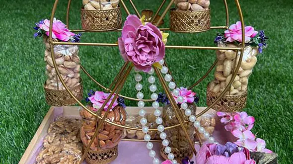 تزئین آجیل عروس برای عید نوروز + عکس