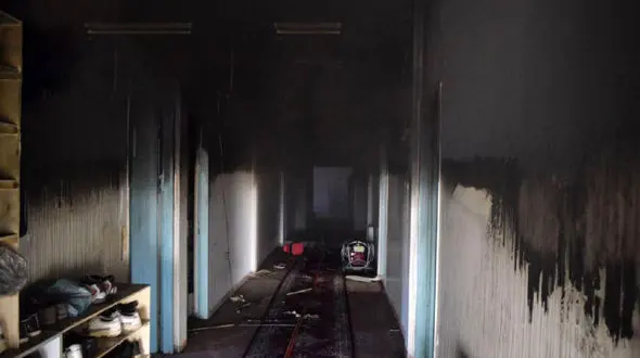 انتشار عکس های آتش سوزی وحشتناک در خوابگاه دانشجویی/ در نیشابور رخ داد + عکس