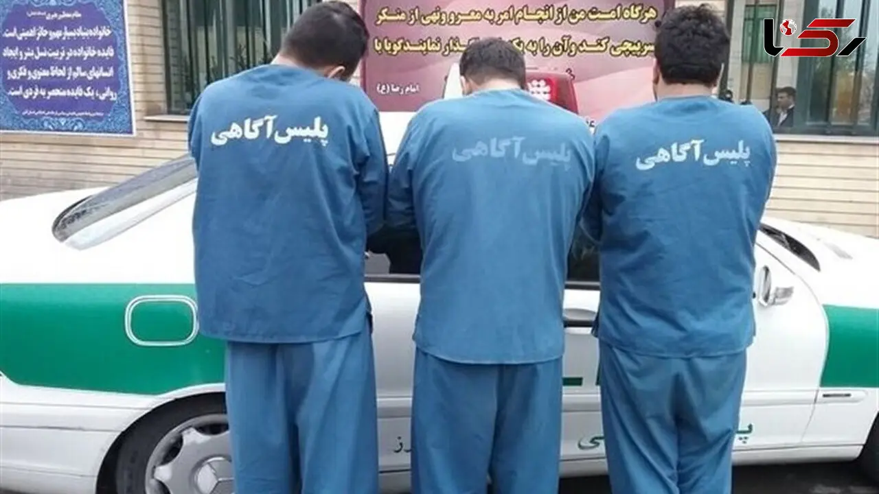 دستگیری ۳ زورگیر حرفه ای نیمه شب در عنبرآباد