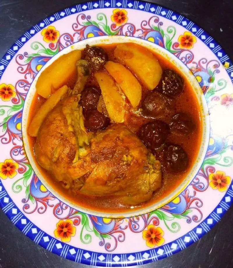 عکس خورش سیب آلو