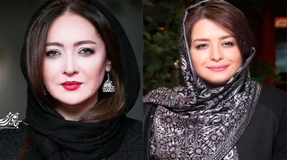 فیلم عروسی 2 خانم بازیگر جنجالی با هوش مصنوعی / مهراوه شریفی نیا و نیکی کریمی در لباس های منشوری عروسی!