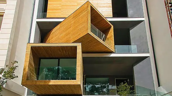 عجیب ترین ساختمان تهران بنا شد / این ساختمان مثل چرخ و فلک می چرخد + فیلم