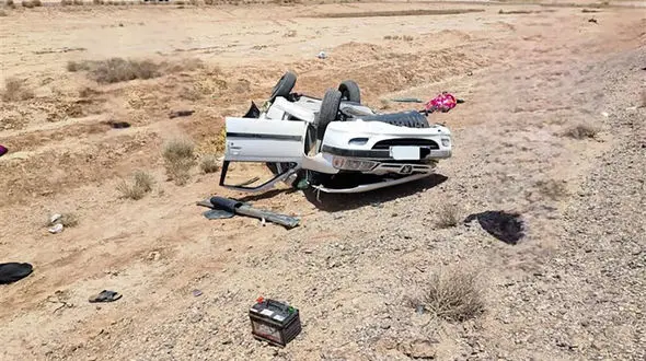 6 مصدوم براثر واژگونی پژوپارس در ماهشهر