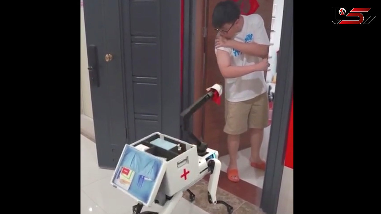 رباتی که به تزریق واکسن کرونا می پردازد + فیلم