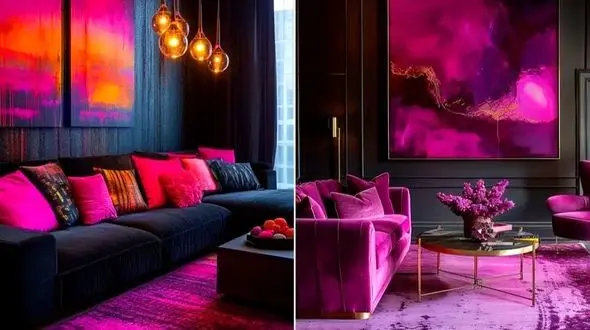 15 ایده شیک برای دیزاین مینیمال با تم سرخابی؛ خاص و لوکس کن خونه ات رو