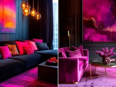 15 ایده شیک برای دیزاین مینیمال با تم سرخابی؛ خاص و لوکس کن خونه ات رو