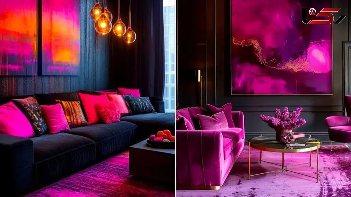 15 ایده شیک برای دیزاین مینیمال با تم سرخابی؛ خاص و لوکس کن خونه ات رو