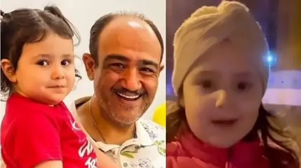 مهران غفوریان با دختر بانمکش + عکس