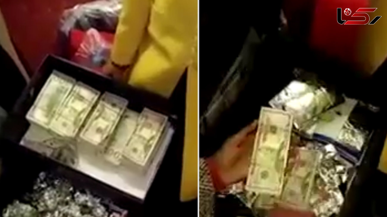 مهماندار زن هواپیما 5 میلیون دلار در کیفش داشت + فیلم