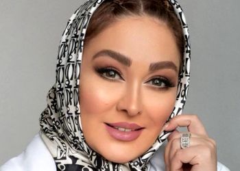 عکس / استایل جذاب  الهام حمیدی با تاج ملکه زیبایی .../ مدل جدید ابروهایش پرطرفدار شد ...