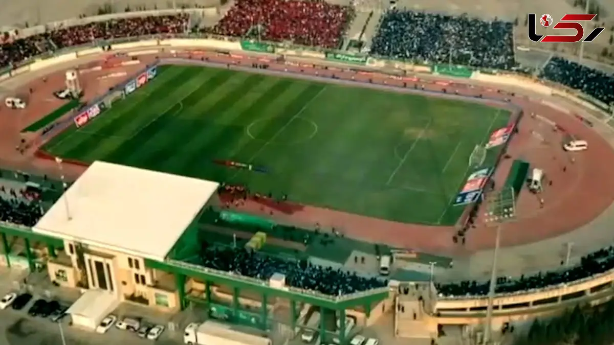 فیلم نمای هوایی سکوهای ورزشگاه اراک قبل از دربی ۱۰۶