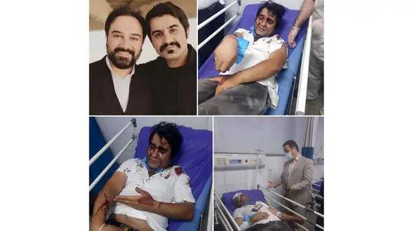 حمله خونین به 2 بازیگر سریال دودکش  + عکس ها