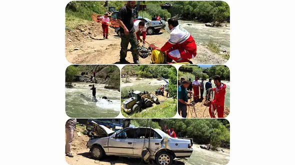 حادثه فاجعه بار در مریوان 4 قربانی گرفت+ تصاویر