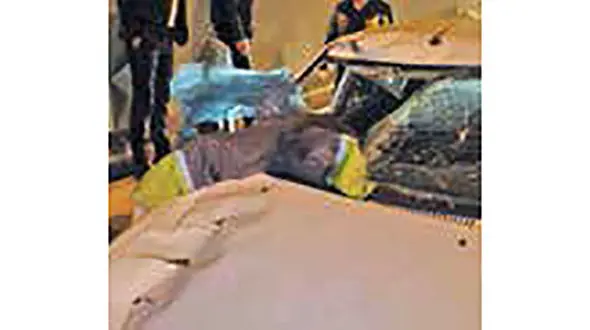 کشته شدن رفتگر شهرداری قزوین + عکس