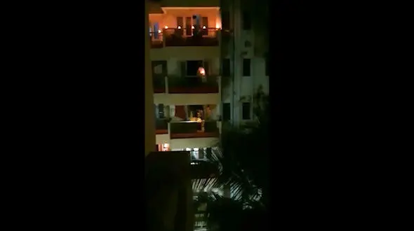 اقدام دیدنی مرد هندی در قرنطینه کرونایی + فیلم