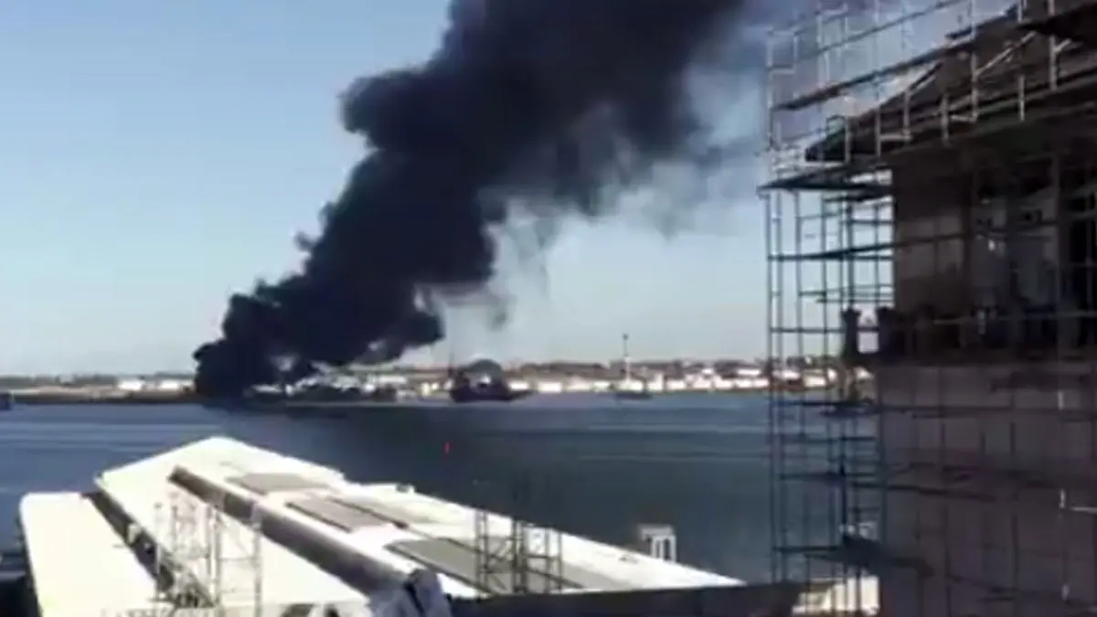 آتش‌سوزی در بزرگترین پالایشگاه نفت کوبا