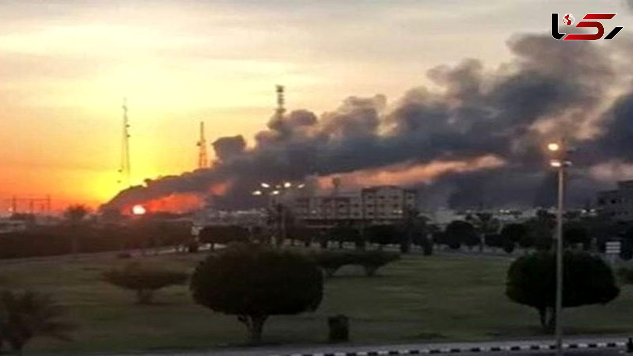 آتش سوزی در ترمینال نفتی عربستان
