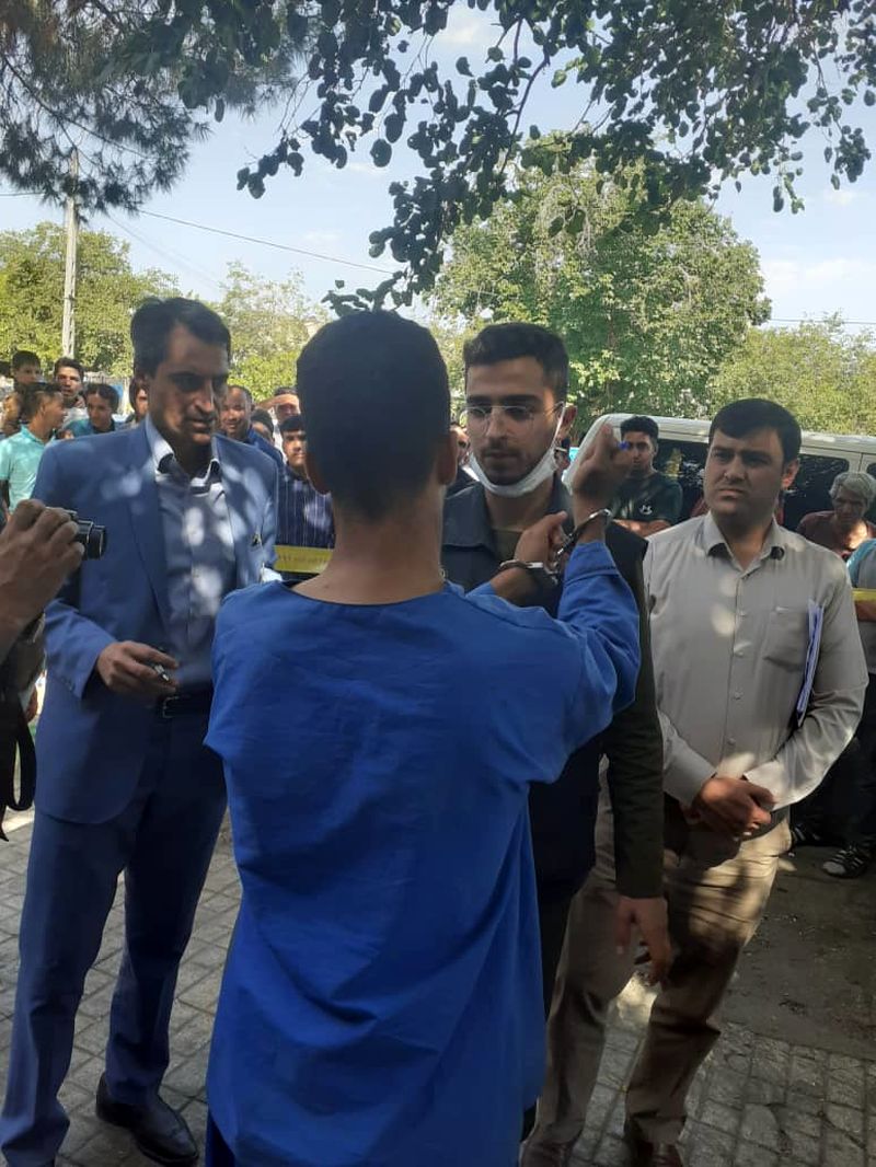 بازسازی صحنه سلاخی راننده پراید به دست موتور سوار چاقوکش