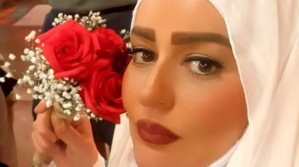 فیلم / نعیمه نظام دوست هم عروس شد / تاج سر و تور عروس جذاب نعیمه نظام دوست که ....