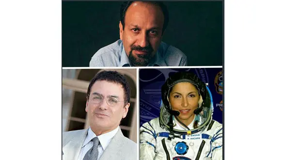 انوشه انصاری و پروفسور نادری از ناسا نمایندگان فرهادی در مراسم اسکار شد+عکس