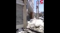 وحشت در بانک صادرات هنگام زلزله مسجدسلیمان + فیلم خسارت