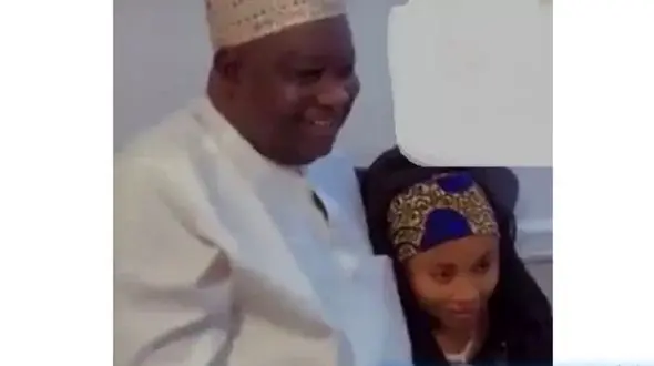 ازدواج جنجالی مرد 50 ساله با این دختر بچه 9 ساله  + عکس