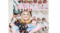 عروسک هایی که زن انگلیسی را حامله  کرد +عکس