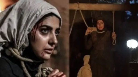 فیلم/ اعدام واقعی و هولناک هلیا امامی در پشت صحنه یک سریال / وقتی بازیگر نقش مقابل تمرین رو جدی می‌گیره و هلیا رو واقعا اعدام می‌کنه!!!