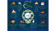  آداب تغذیه در ماه مبارک رمضان+ عکس